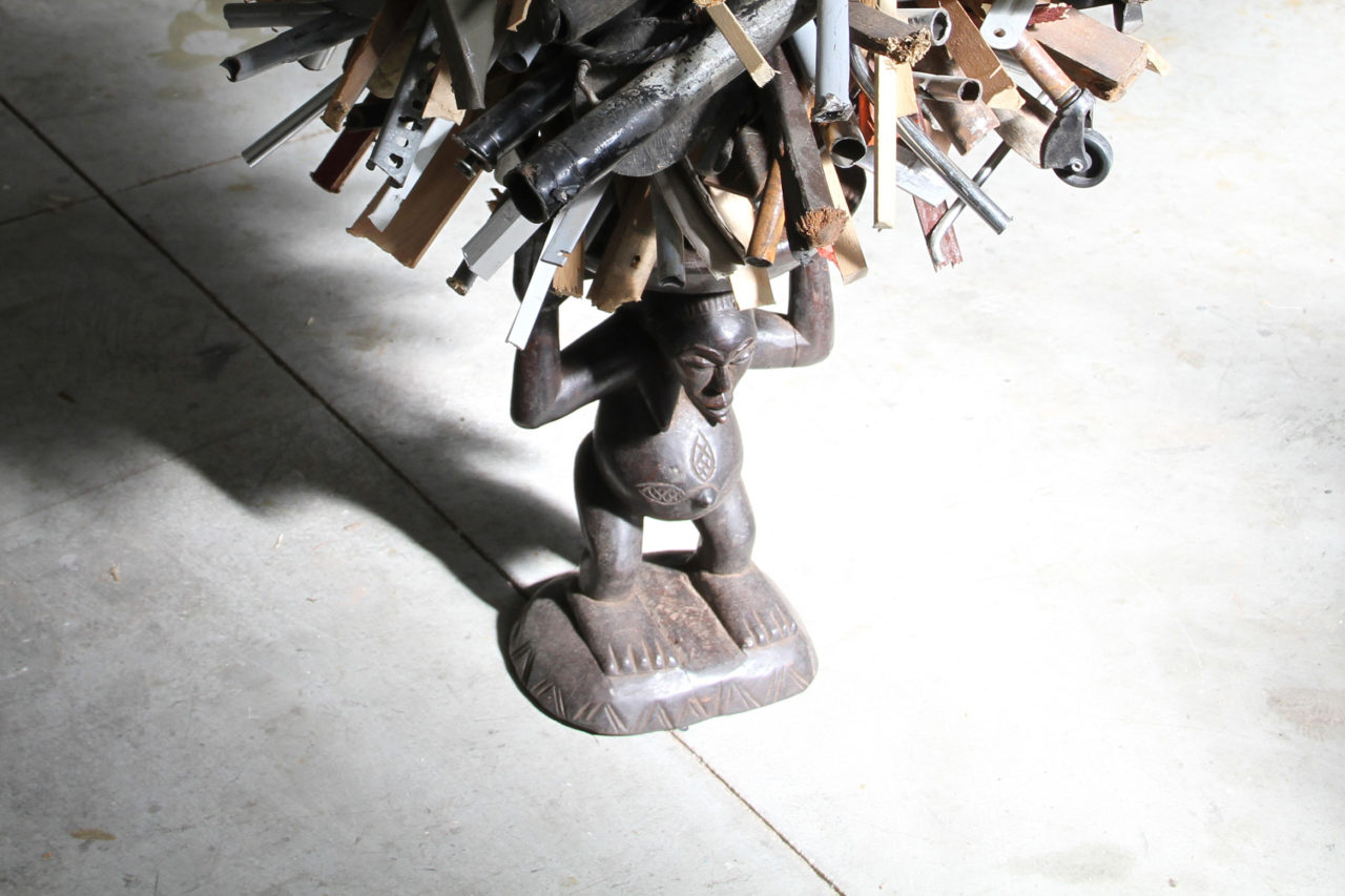 Mamamundi [detail] (2010) Studio view (photo: Maarten Vanden Eynde)