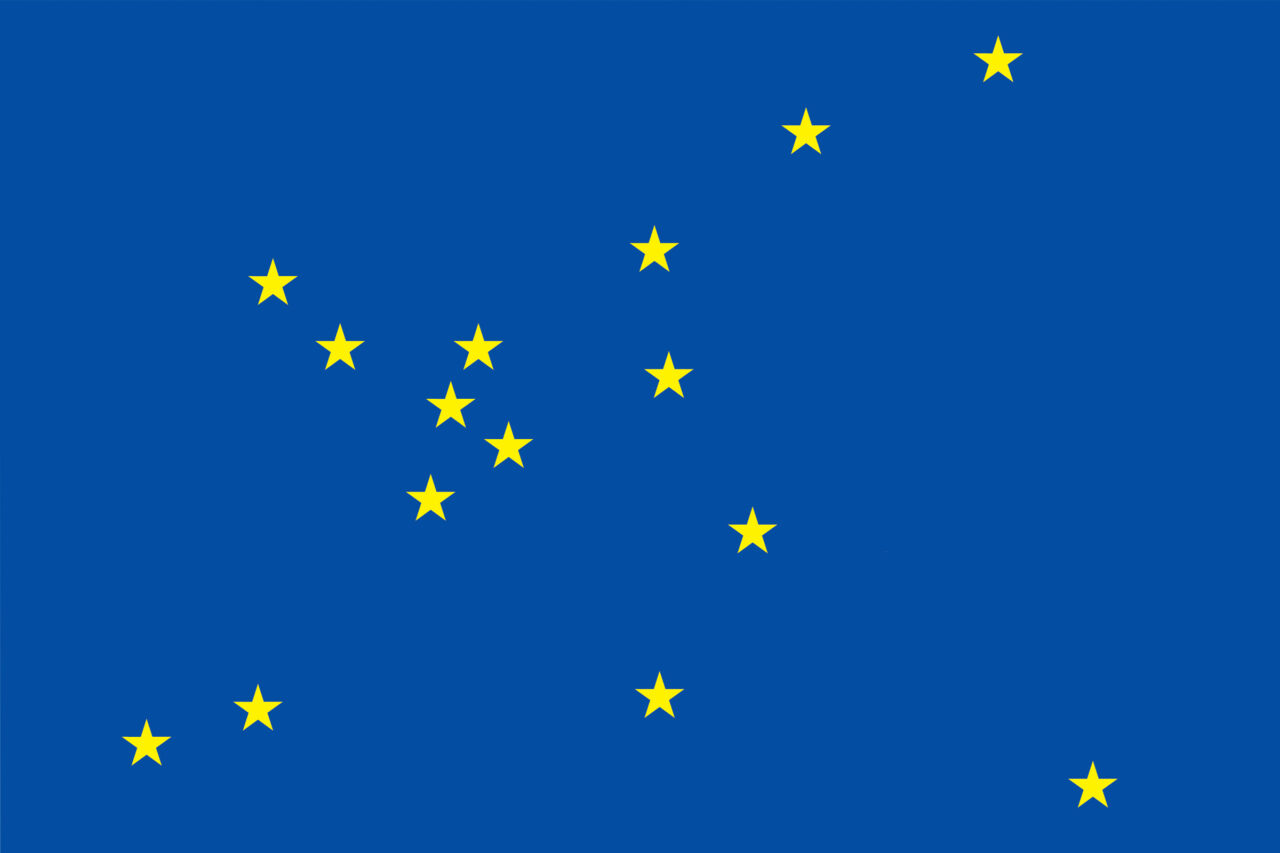 Europe: Mutadis Mutandis (2006), [fifteen stars flag] (photo: Maarten Vanden Eynde)
