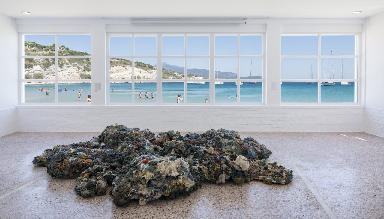 Plastic Reef (2008 - 2012), Schwarz Foundation, Art Space Pythagorion, Samos Island, Greece, 2019 (photo: Panos Kokkinias)
