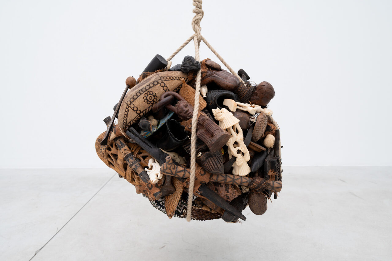 Bounty Orders (2026) detail, Meessen gallery, Brussels, Belgium (photo: Maarten Vanden Eynde)