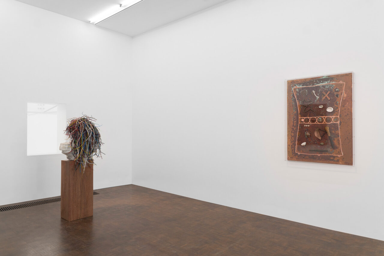 Malice II [Economy] (2026) - right - and Error 404 (2026) - left -, Meessen gallery, Brussels, Belgium (photo: Alice Pallot)