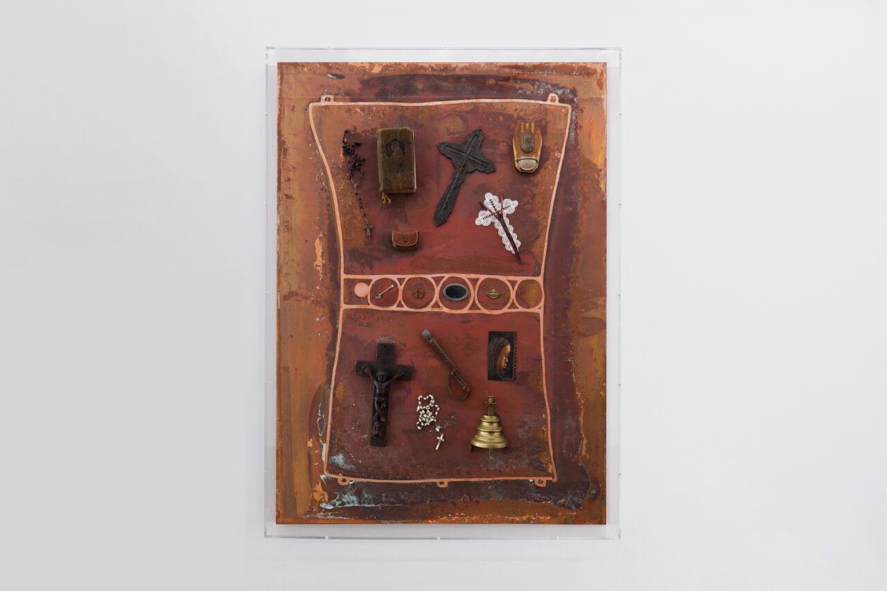 Malice I [Religion] (2026), Meessen gallery, Brussels, Belgium (photo: Alice Pallot)